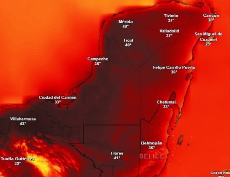 El calor ya se cobró la primera vida en Campeche. Clima Extremo