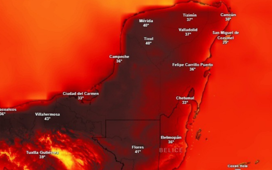 El calor ya se cobró la primera vida en Campeche. Clima Extremo