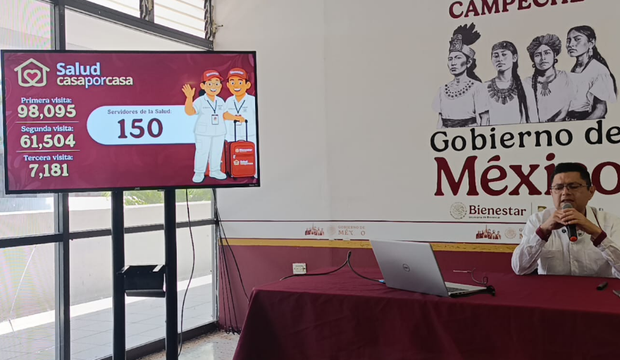 Avanza la atención de Salud Casa por Casa en Campeche