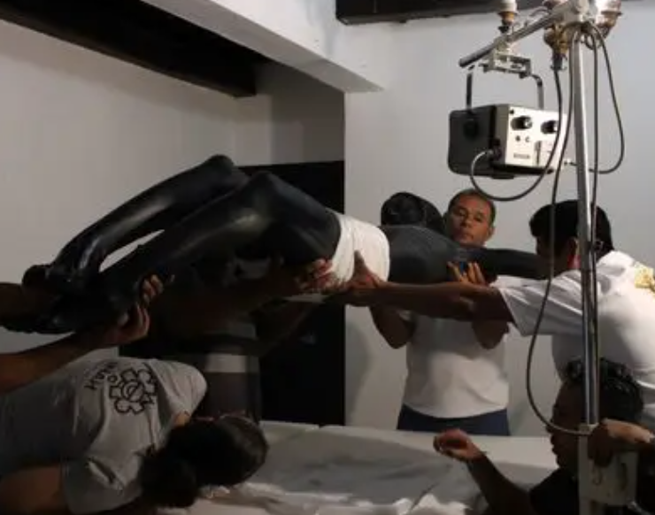 Cristo Negro de San Román sufre daños tras accidente en Campeche