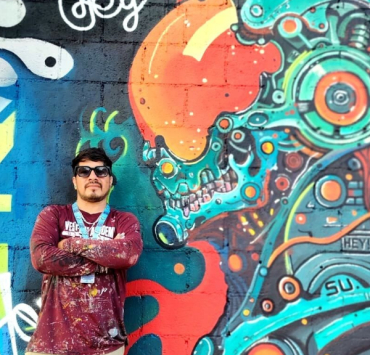 El arte urbano de recuperar espacios con bellas obras