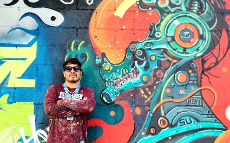 El arte urbano de recuperar espacios con bellas obras