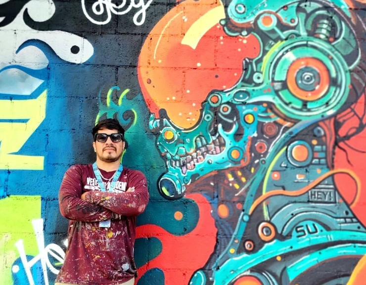El arte urbano de recuperar espacios con bellas obras