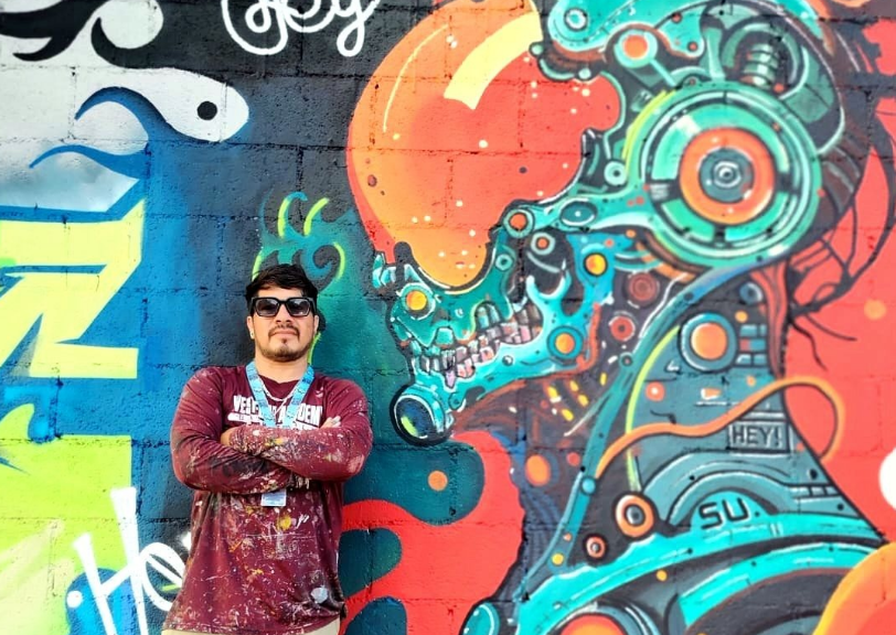 El arte urbano de recuperar espacios con bellas obras
