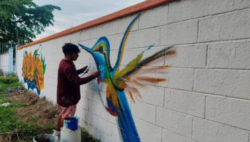 Arte urbano de recuperar espacios en Campeche
