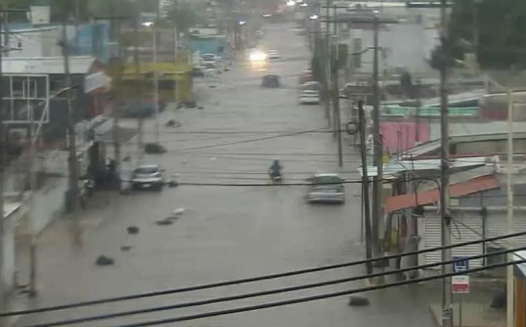 Tromba sorprende a todo Campeche