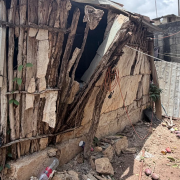 Tormenta entierra patrimonio de las familias de San Antonio Bobolá