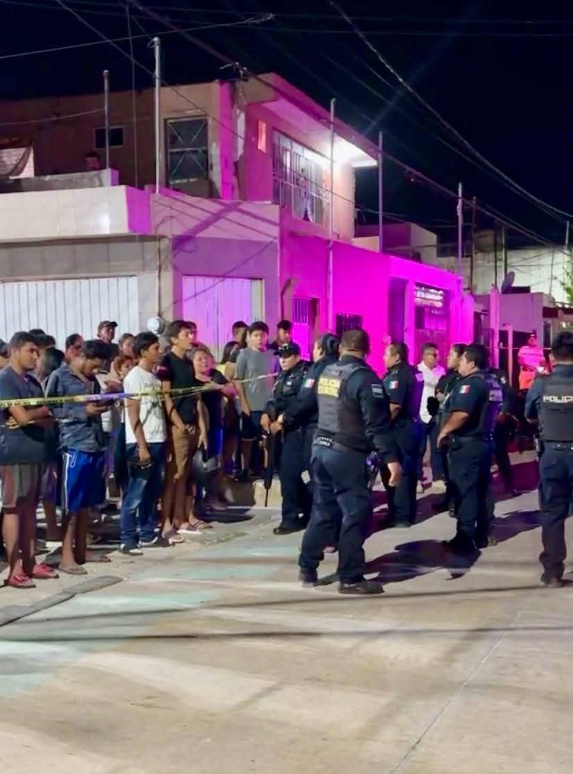 Sangrienta noche de viernes en la capital de Campeche.