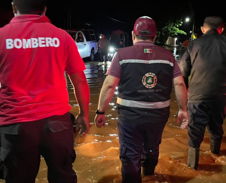 Lluvias obligan a evacuar comunidades de Campeche