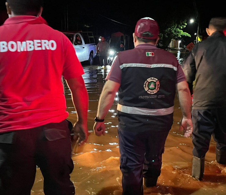 Lluvias obligan a evacuar comunidades de Campeche