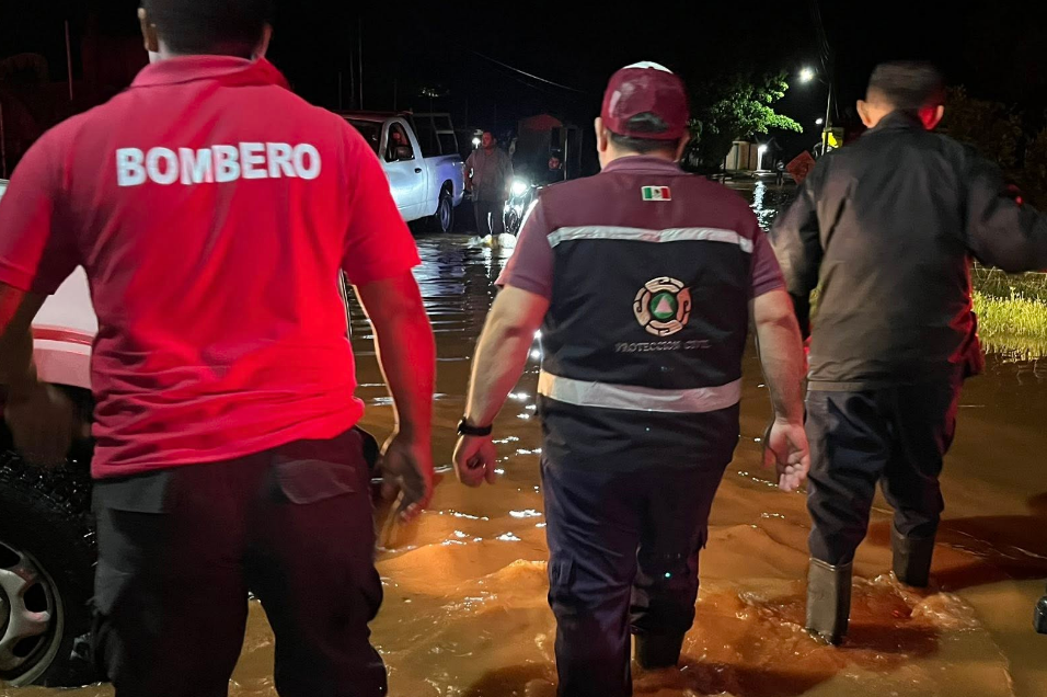 Lluvias obligan a evacuar comunidades de Campeche