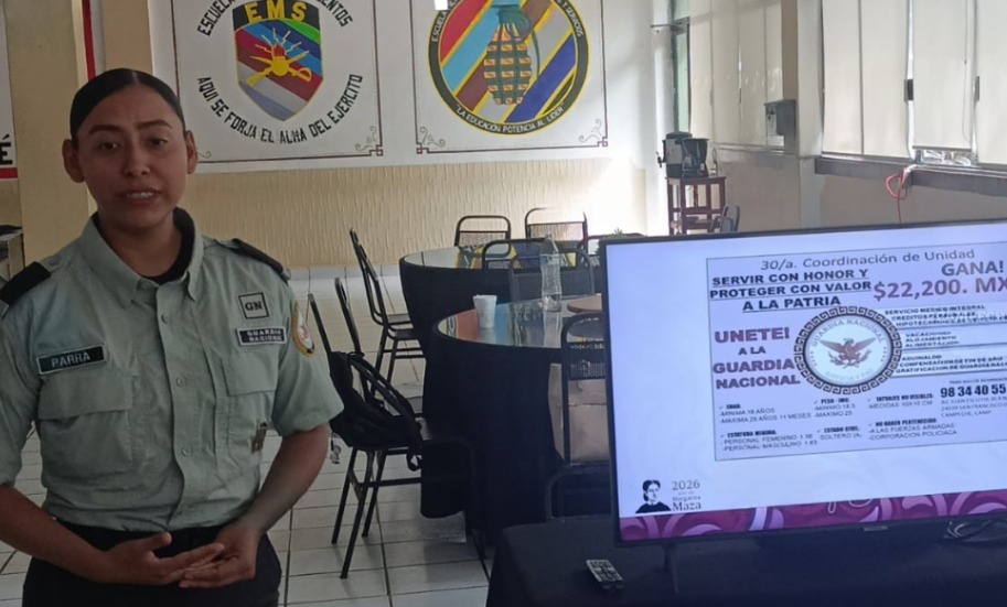 Guardia Nacional abre reclutamiento en Campeche