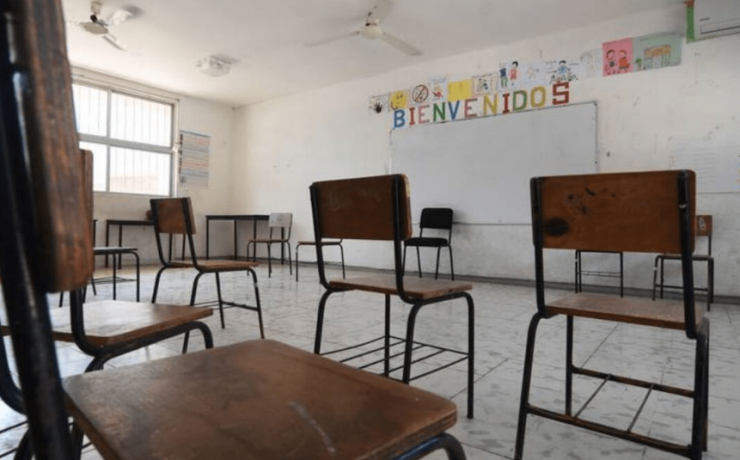 Refugios escolares en plena opacidad, van practicante a ciegas