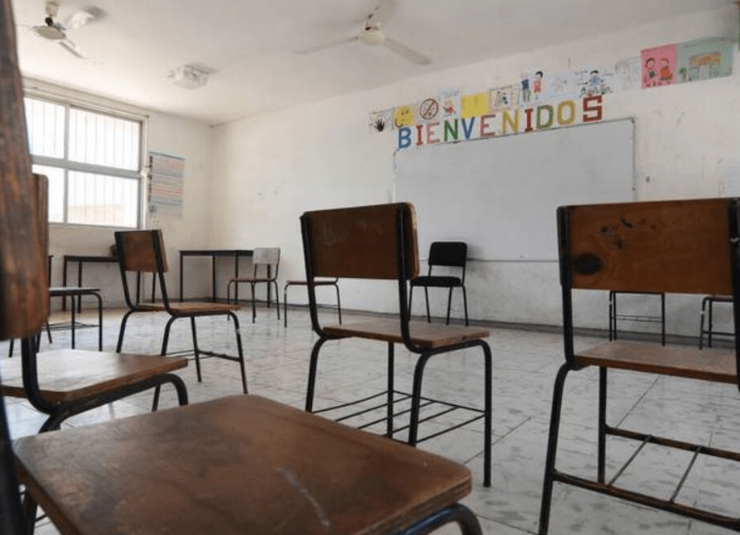 Refugios escolares en plena opacidad, van practicante a ciegas