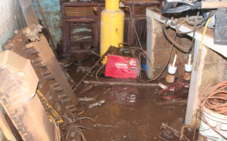 Unas 100 viviendas están bajo el agua en Bonfil