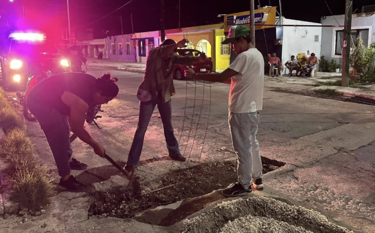 Vecinos hacen lo que la alcaldesa no, Campeche