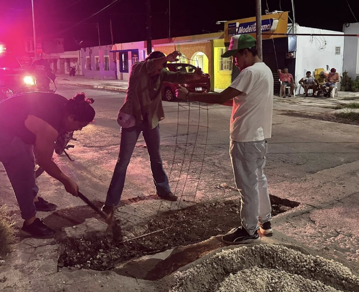 Vecinos hacen lo que la alcaldesa no, Campeche