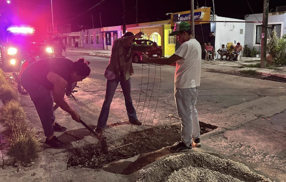 Vecinos hacen lo que la alcaldesa no, Campeche