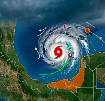 ¿Nace el ciclón “Arthur”? Vigilan zona de baja presión en la Bahía de Campeche