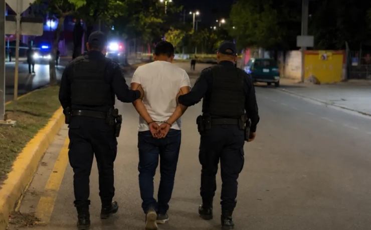 Detención de reportero durante la cobertura de un accidente en Campeche