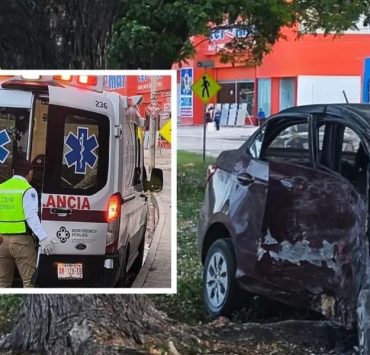 Choque contra un árbol en "La Concordia". Se quedó dormido al volante