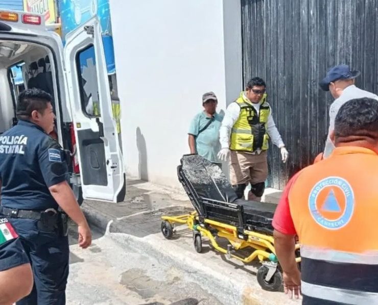 Colapsa techo en obra de Plan Chac y deja tres albañiles lesionados