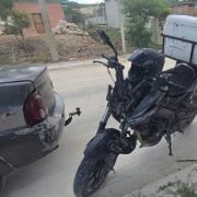 Choque por alcance deja daños materiales