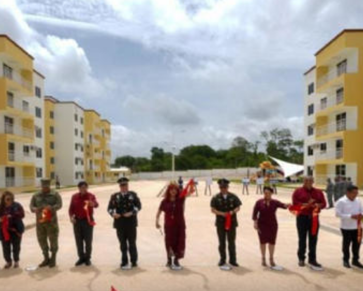 Se consolida la entrega de viviendas militares en Escárcega