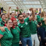 Pasión futbolera en el Domo del Jaguar contagia a miles de aficionados