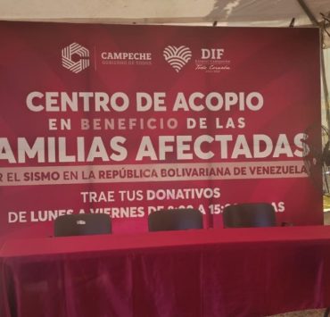 DIF Campeche abre centro de acopio para familias afectadas