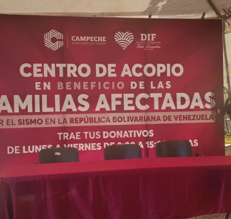 DIF Campeche abre centro de acopio para familias afectadas