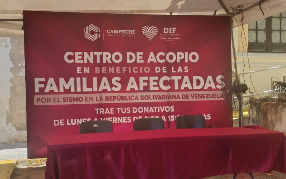 DIF Campeche abre centro de acopio para familias afectadas