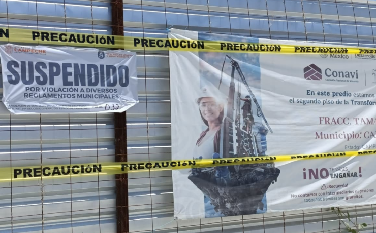 Levantan un muro en "Los Tamarindos"