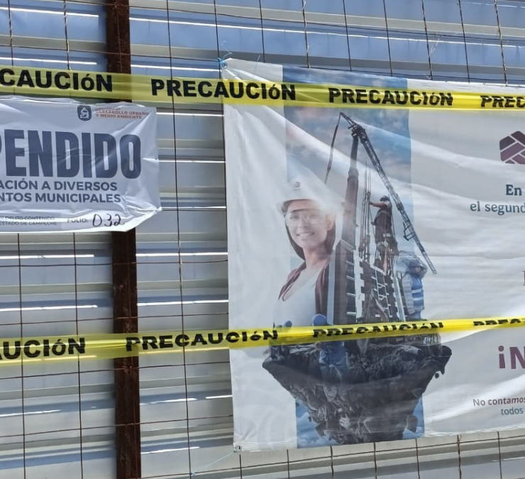 Levantan un muro en "Los Tamarindos"
