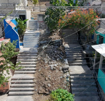 Denuncian abandono de andador de la colonia San Joaquín