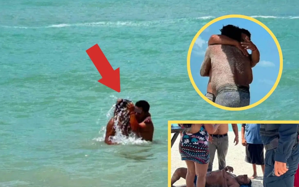 Se salva de milagro en Playa Norte tras entrar al mar estando alcoholizado
