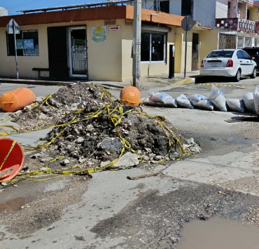 Vecinos reclaman falta de limpieza tras obras publicas
