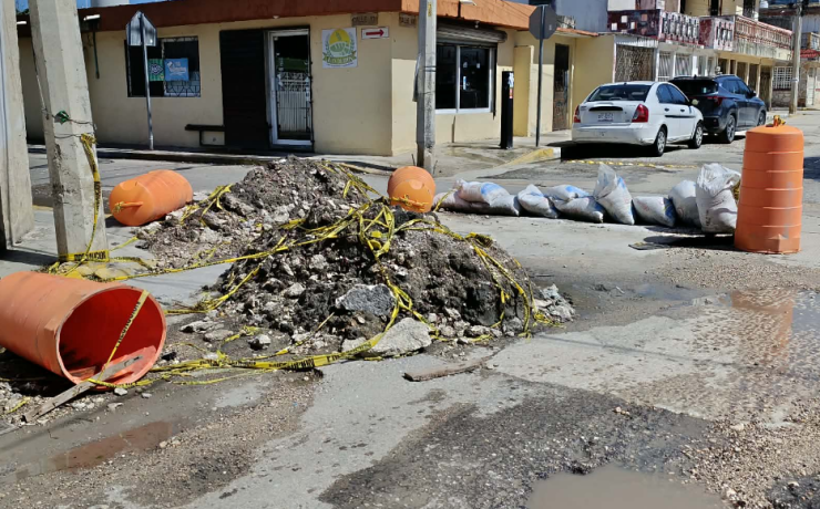 Vecinos reclaman falta de limpieza tras obras publicas