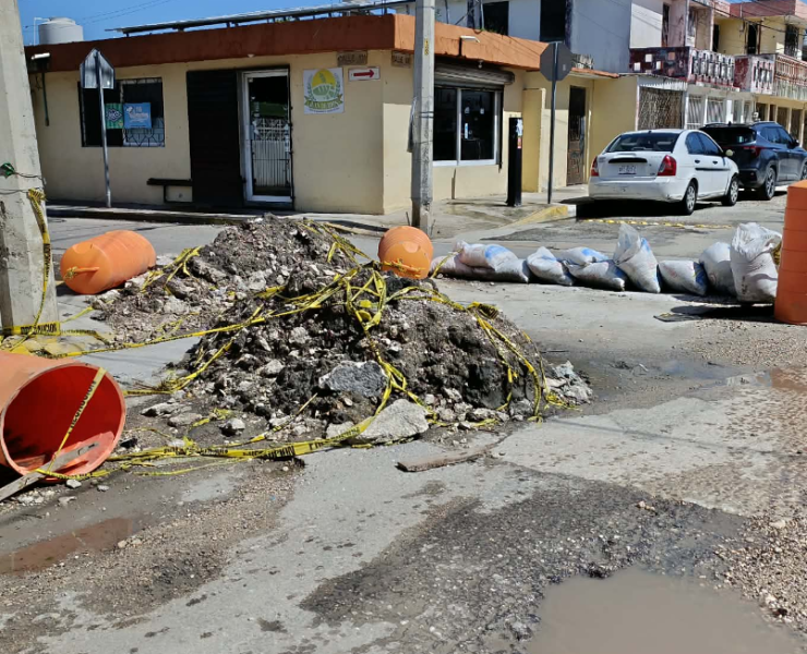 Vecinos reclaman falta de limpieza tras obras publicas