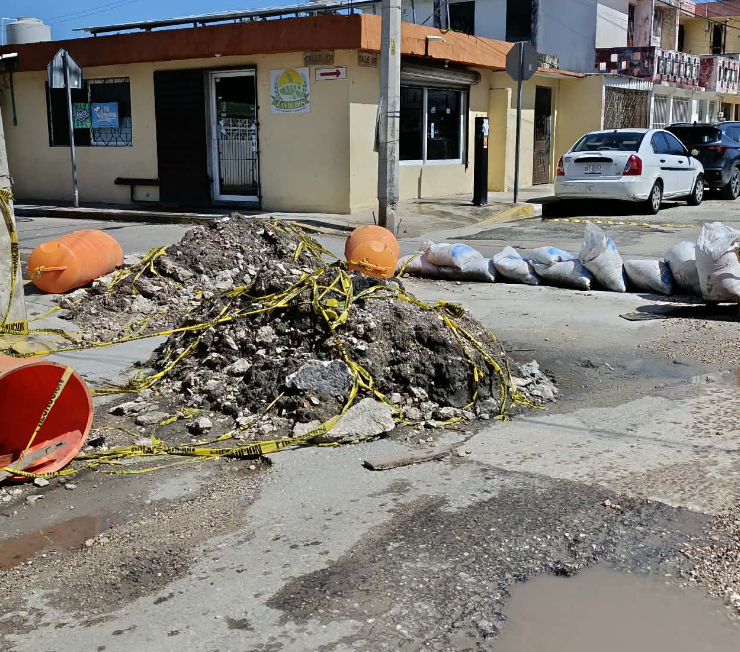 Vecinos reclaman falta de limpieza tras obras publicas