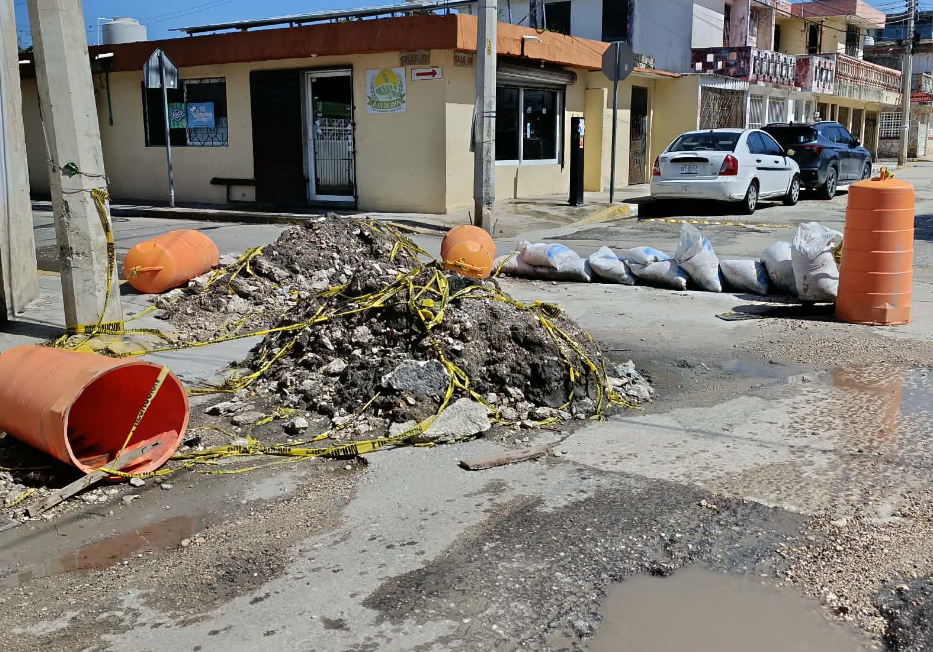 Vecinos reclaman falta de limpieza tras obras publicas