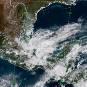 Un fuerte temporal descargará aguaceros en Campeche