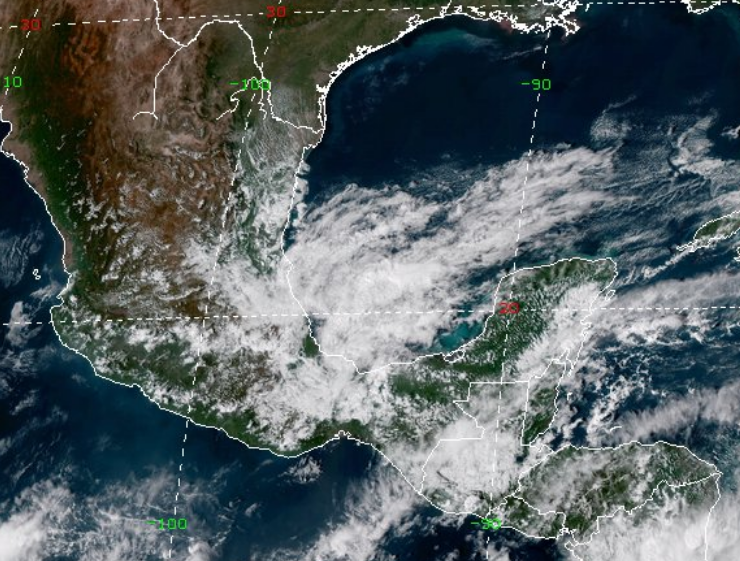 Un fuerte temporal descargará aguaceros en Campeche
