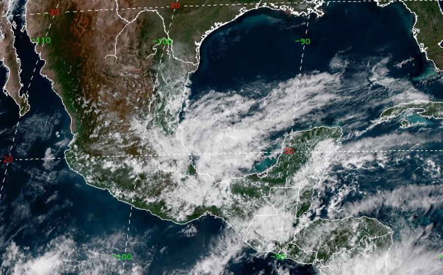 Un fuerte temporal descargará aguaceros en Campeche