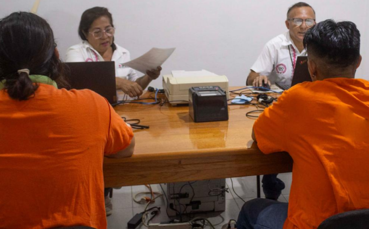 INE Campeche empadrona a cinco personas en el Cereso