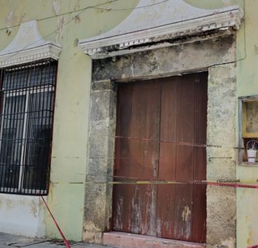 Casona del centro histórico se cae a pedazos en Campeche