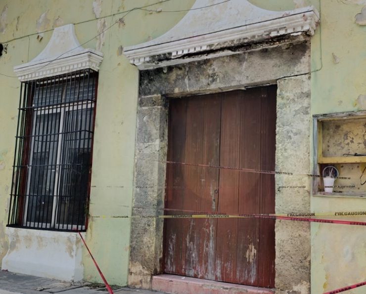 Casona del centro histórico se cae a pedazos en Campeche