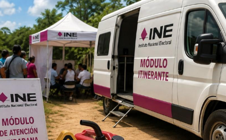 Módulos itinerantes del INE en riesgo por falta de combustible