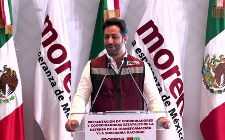 Morena designa a Pablo Gutiérrez Lazarus como coordinador