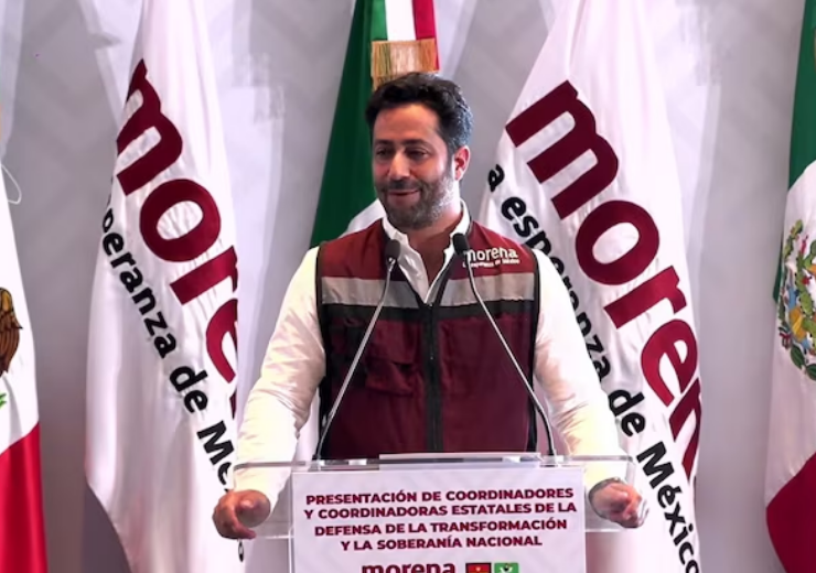 Morena designa a Pablo Gutiérrez Lazarus como coordinador